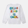 Earth Friends grafisk långärmad topp Earth Friends grafisk långärmad topp