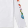 Earth Friends grafisk långärmad topp Earth Friends grafisk långärmad topp