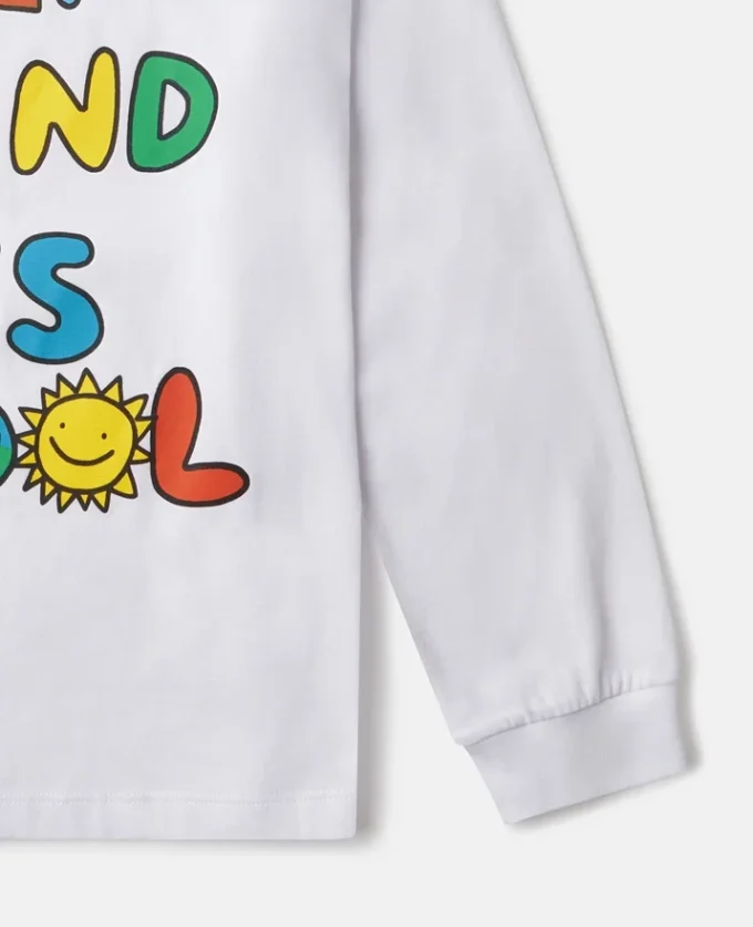 Earth Friends grafisk långärmad topp Earth Friends grafisk långärmad topp