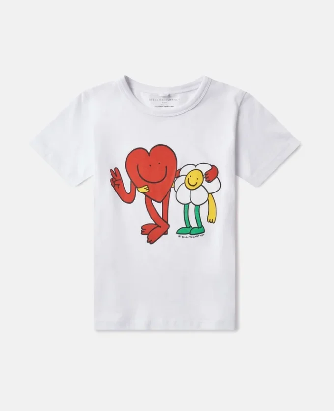 Earth Friends grafisk T-shirt