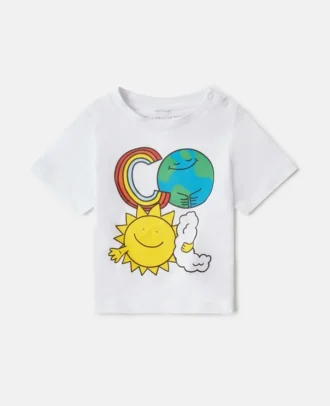 Earth Friends grafisk T-shirt