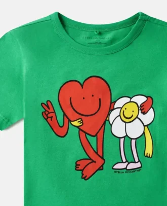 Earth Friends grafisk T-shirt
