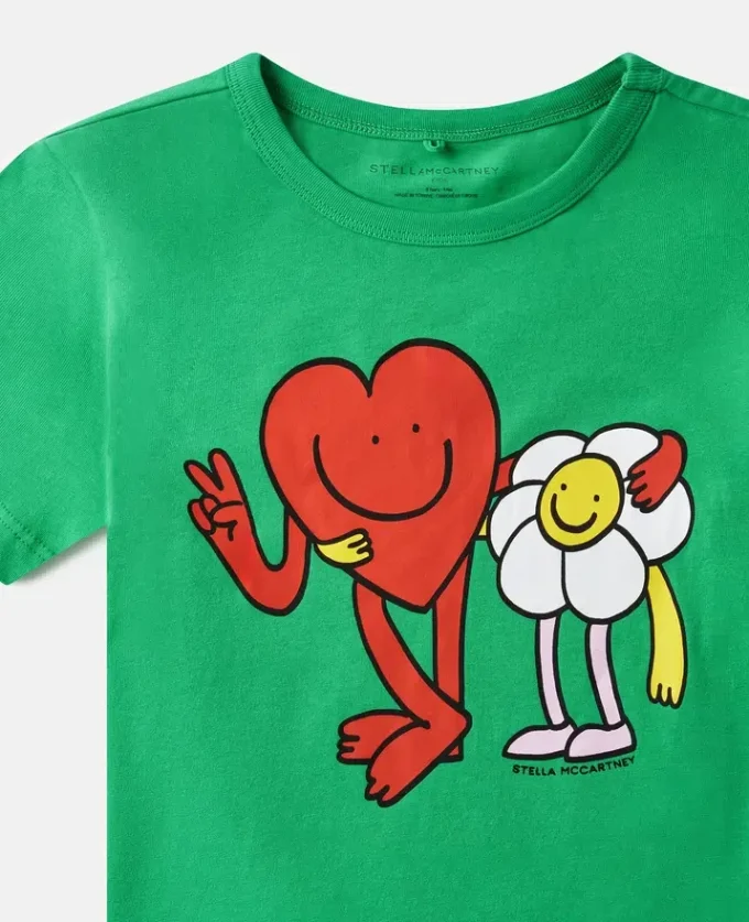 Earth Friends grafisk T-shirt Earth Friends grafisk T-shirt