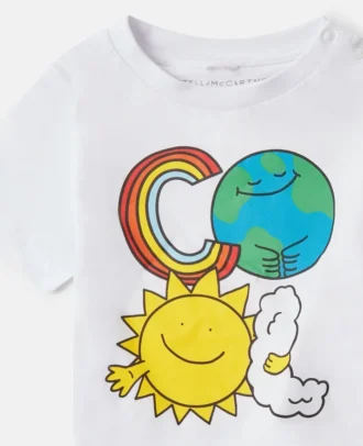 Earth Friends grafisk T-shirt