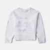 Earth Friends grafisk tie-dye-tröja med rund hals Earth Friends grafisk tie-dye-tröja med rund hals