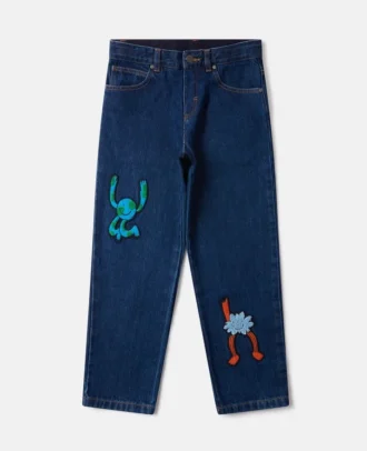 Earth Friends grafiska jeans
