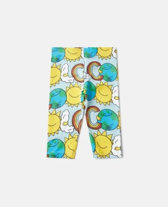 Earth Friends-leggings med tryck