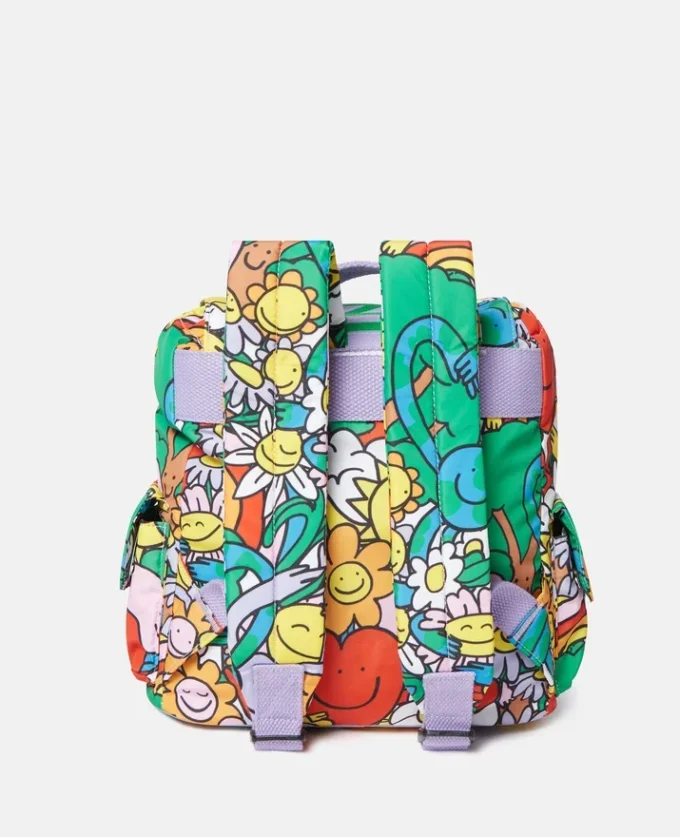 Earth Friends Print Buckle-ryggsäck Earth Friends Print Buckle-ryggsäck