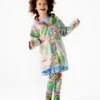 Earth Friends Print Raincoat