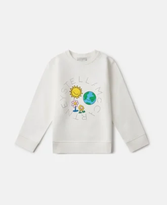 Earth Friends-tröja med rund hals