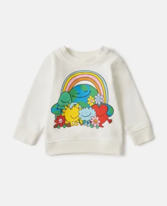 Earth Friends-tröja med rund hals