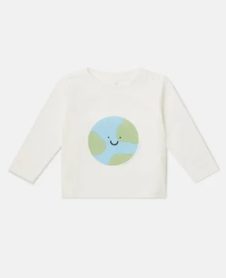 Earth grafisk långärmad tröja