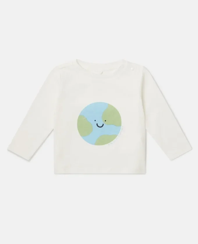 Earth grafisk långärmad tröja