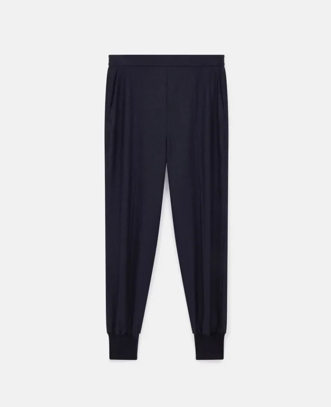 Elastiska sweatpants i ull Elastiska sweatpants i ull