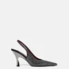 Elsa kristallprydda slingbacks