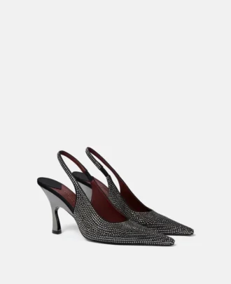 Elsa kristallprydda slingbacks