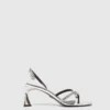 Elsa metalliska sandaler med klack Elsa metalliska sandaler med klack