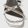 Elsa metalliska sandaler med klack Elsa metalliska sandaler med klack