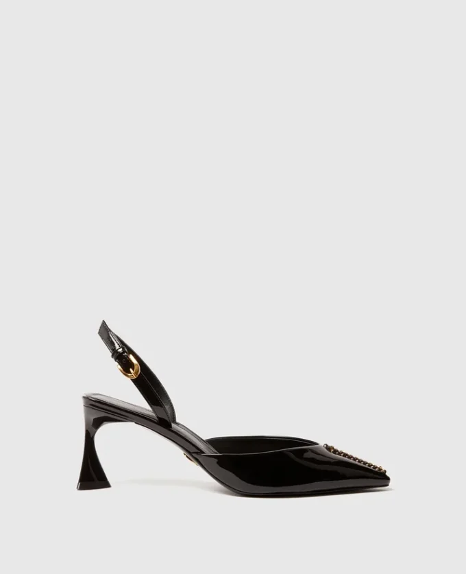 Elsa Slingbacks i lack Elsa Slingbacks i lack