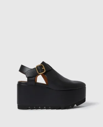 Elyse sandaler med sluten tå och T-rem