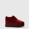 Elyse Velvet Platform Shoes