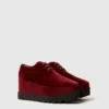 Elyse Velvet Platform Shoes