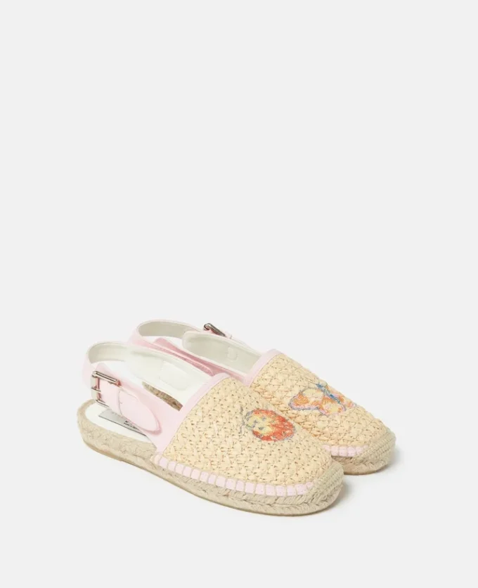 Espadriller med broderade blommor Espadriller med broderade blommor