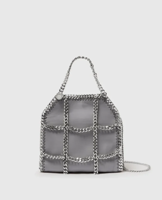 Falabella Chain Cage Mini Tote Bag i begränsad upplaga Falabella Chain Cage Mini Tote Bag i begränsad upplaga