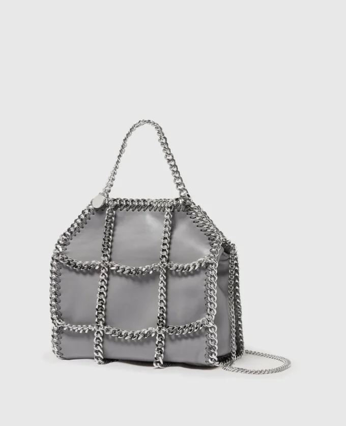 Falabella Chain Cage Mini Tote Bag i begränsad upplaga Falabella Chain Cage Mini Tote Bag i begränsad upplaga