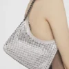 Falabella Crystal Hotfix axelväska med dragkedja