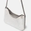 Falabella Crystal Hotfix axelväska med dragkedja