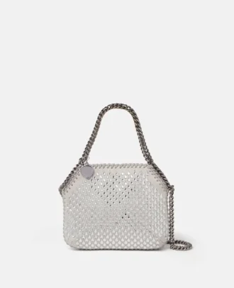 Falabella Crystal Mesh Mini Tote Bag
