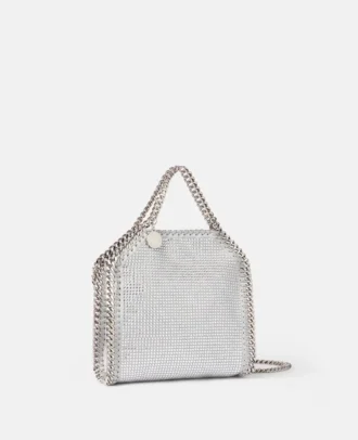 Falabella Crystal Mesh Mini Tote Bag