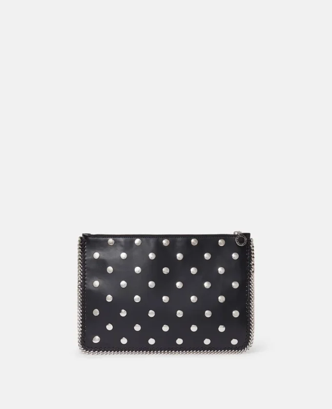 Falabella-fodral med dragkedja och nitar Falabella-fodral med dragkedja och nitar