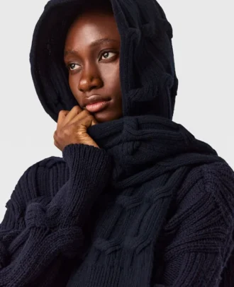 Falabella kabelstickad scarf