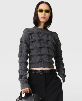 Falabella kabelstickad tröja