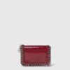 Falabella kortfodral med dragkedja i lack Falabella kortfodral med dragkedja i lack