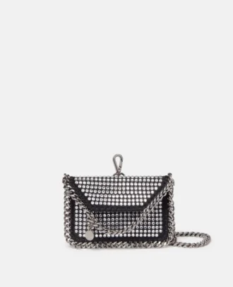 Falabella kristallkortfodral med kedja