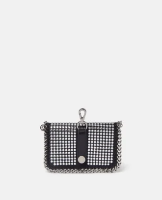 Falabella kristallkortfodral med kedja