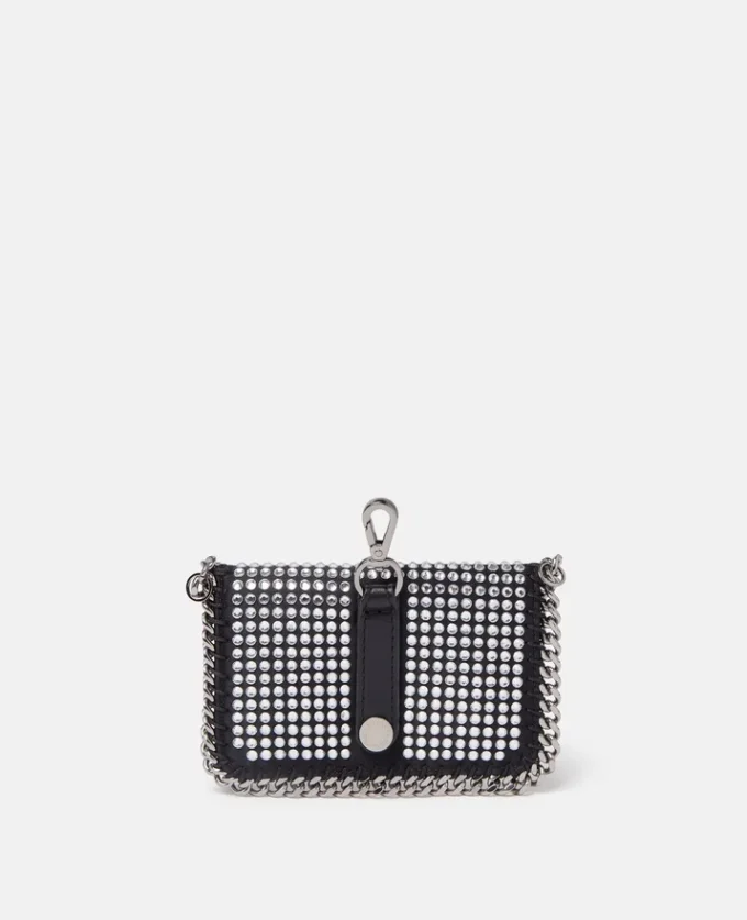 Falabella kristallkortfodral med kedja