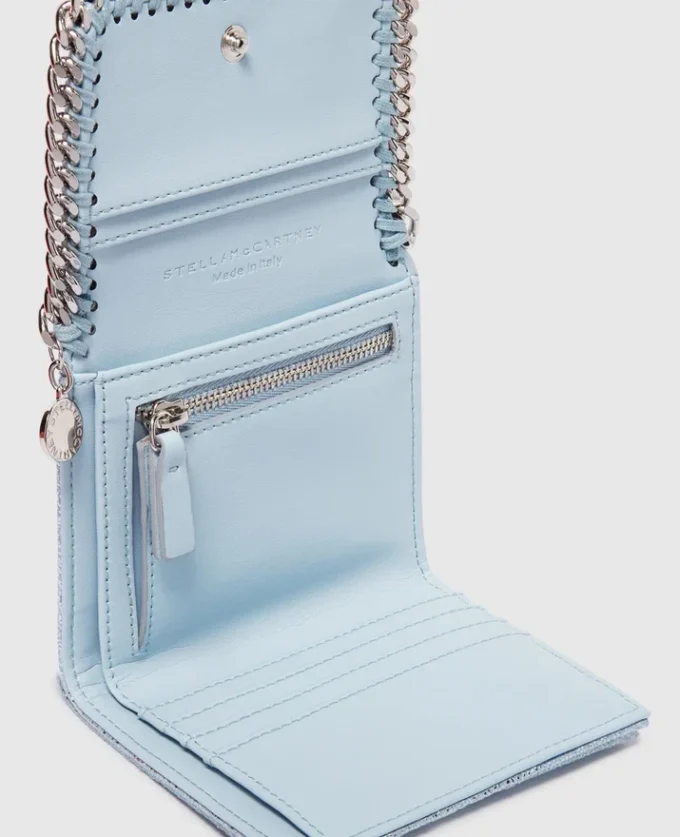 Falabella liten plånbok med lock Falabella liten plånbok med lock