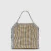 Falabella Metallic Chain-Embroidered Tiny Tote Bag i begränsad upplaga Falabella Metallic Chain-Embroidered Tiny Tote Bag i begränsad upplaga
