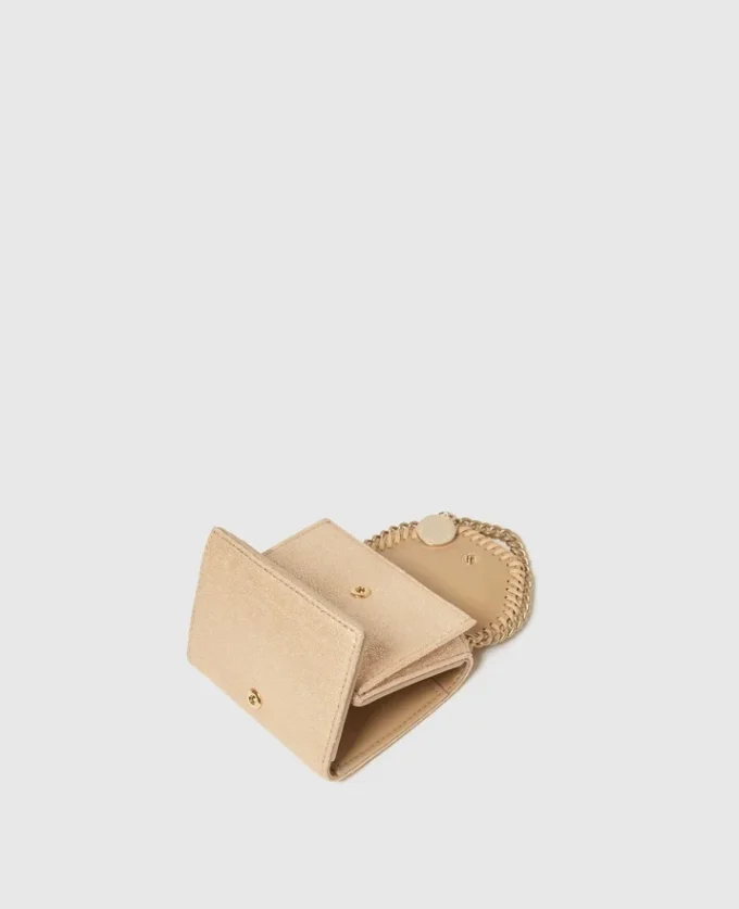 Falabella metallisk trefaldig plånbok Falabella metallisk trefaldig plånbok