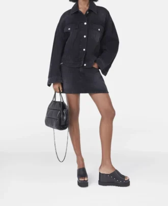 Falabella minikjol i denim