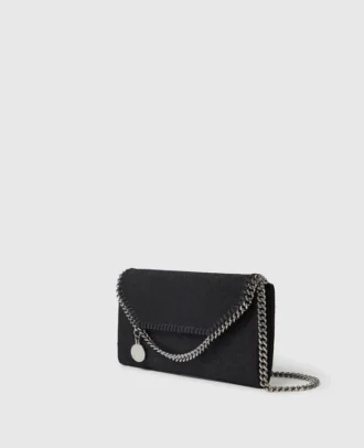 Falabella plånbok med kedja och axelrem