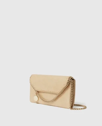 Falabella plånbok med kedja och axelrem Falabella plånbok med kedja och axelrem