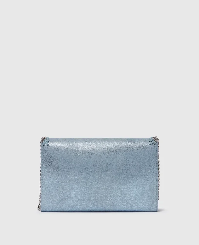 Falabella plånbok med kedja och axelrem