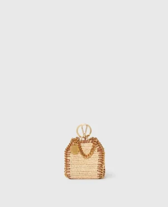 Falabella Raffia AirPods-fodral nyckelring