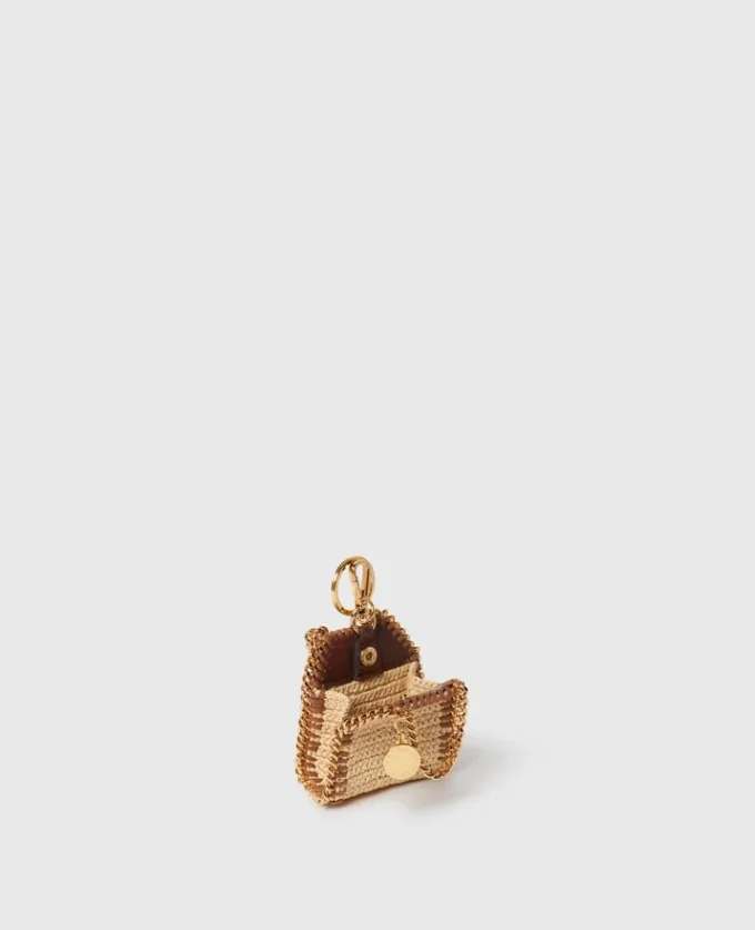 Falabella Raffia AirPods-fodral nyckelring Falabella Raffia AirPods-fodral nyckelring