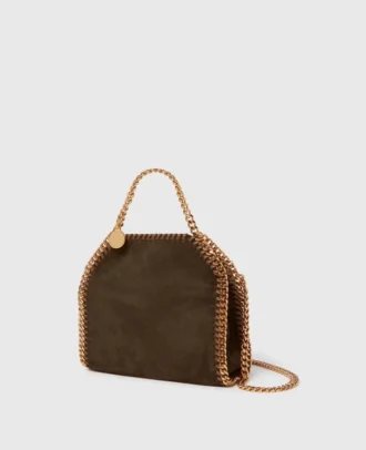 Falabella Suede Tiny Tote Bag